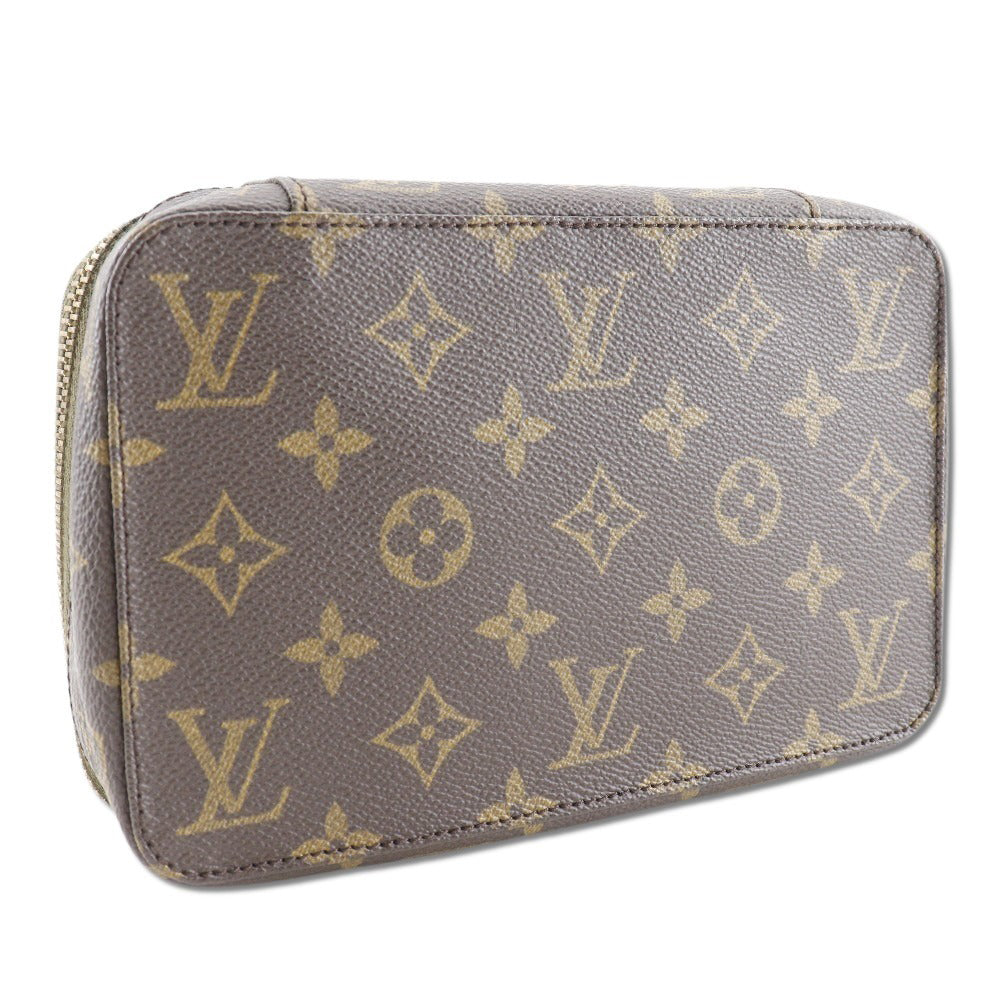 Louis Vuitton Pouch M47350 Monogram Canvas Brown Jewelry Case Posh Monte Carlo Unisex(Unisex)