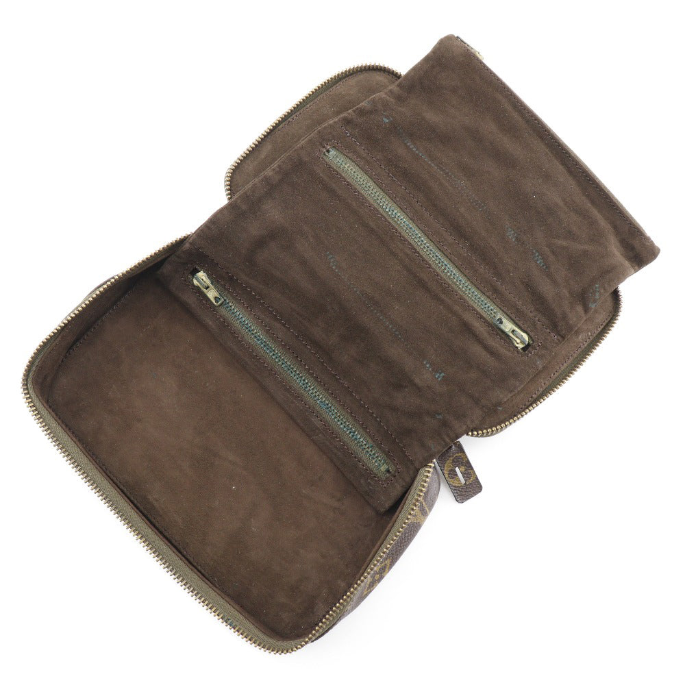 Louis Vuitton Pouch M47350 Monogram Canvas Brown Jewelry Case Posh Monte Carlo Unisex(Unisex)