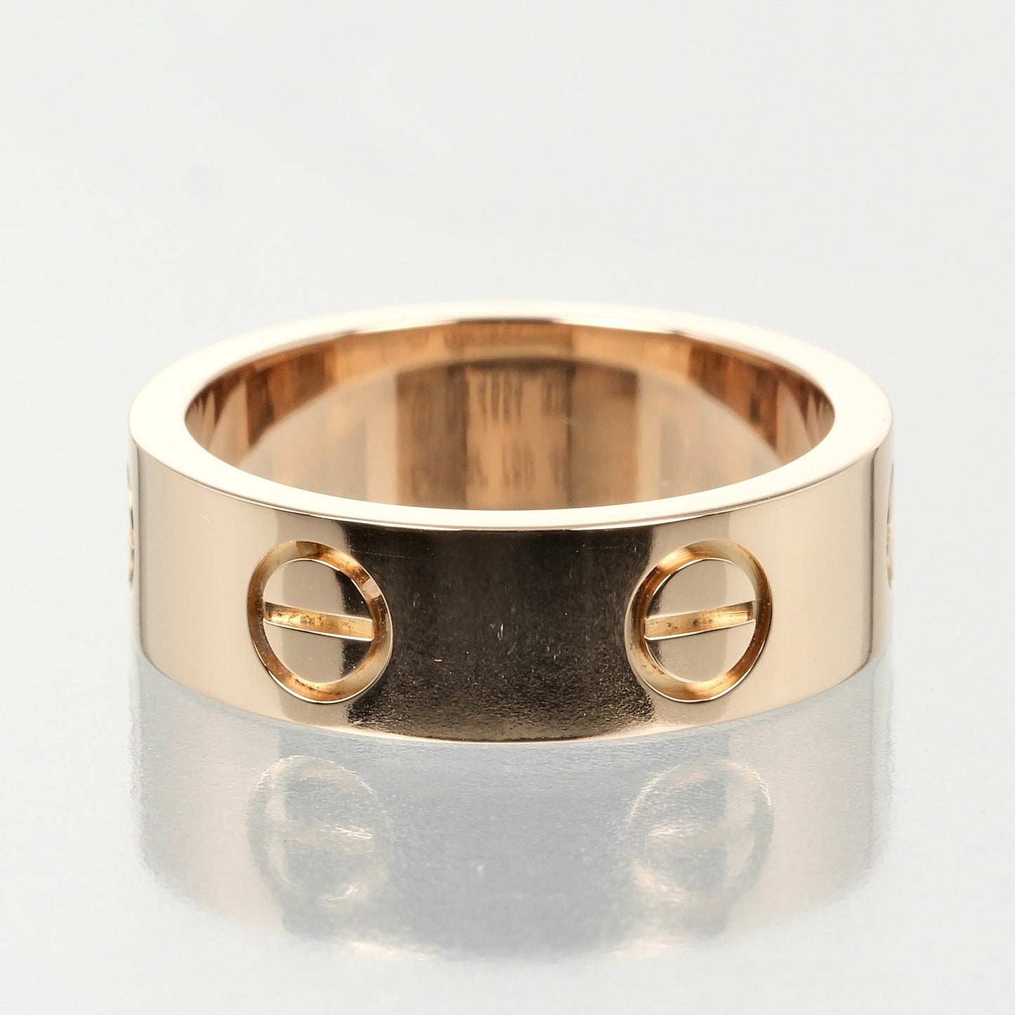 Cartier Ring K18 Pink Gold Gold Love Women