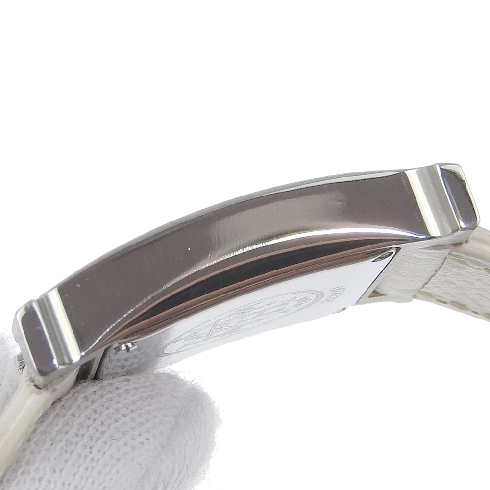 Hermes Watches Quartz Hh1.210 Stainless Steel , Leather White H Watch White Dial Women