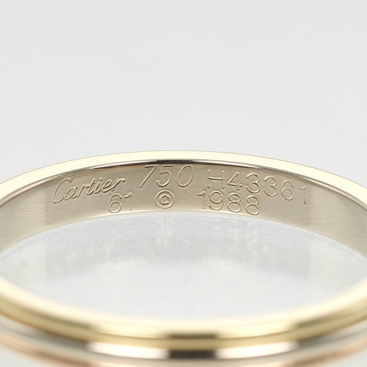 Cartier Ring K18 Gold (Ygxpgxwg) Gold Vendome Mens 61