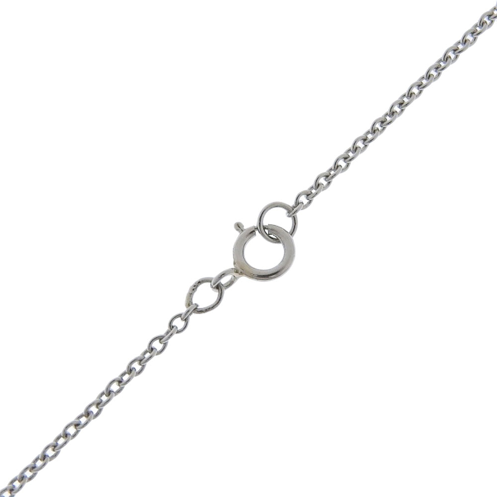Tiffany&Co. Necklace Pt950Platinum, Diamond Silver 5P Dotz Heart Women