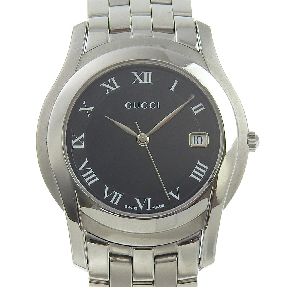 Gucci Watches Quartz 5500M Stainless Steel Black
