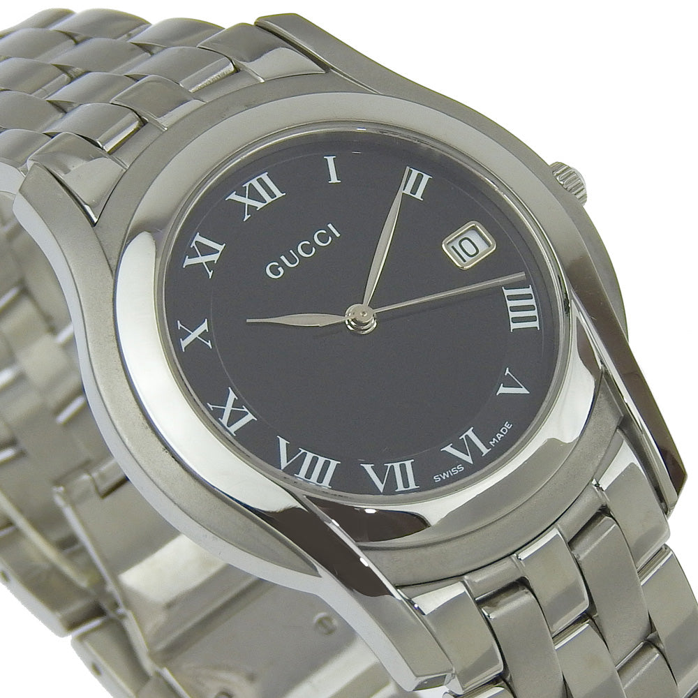 Gucci Watches Quartz 5500M Stainless Steel Black