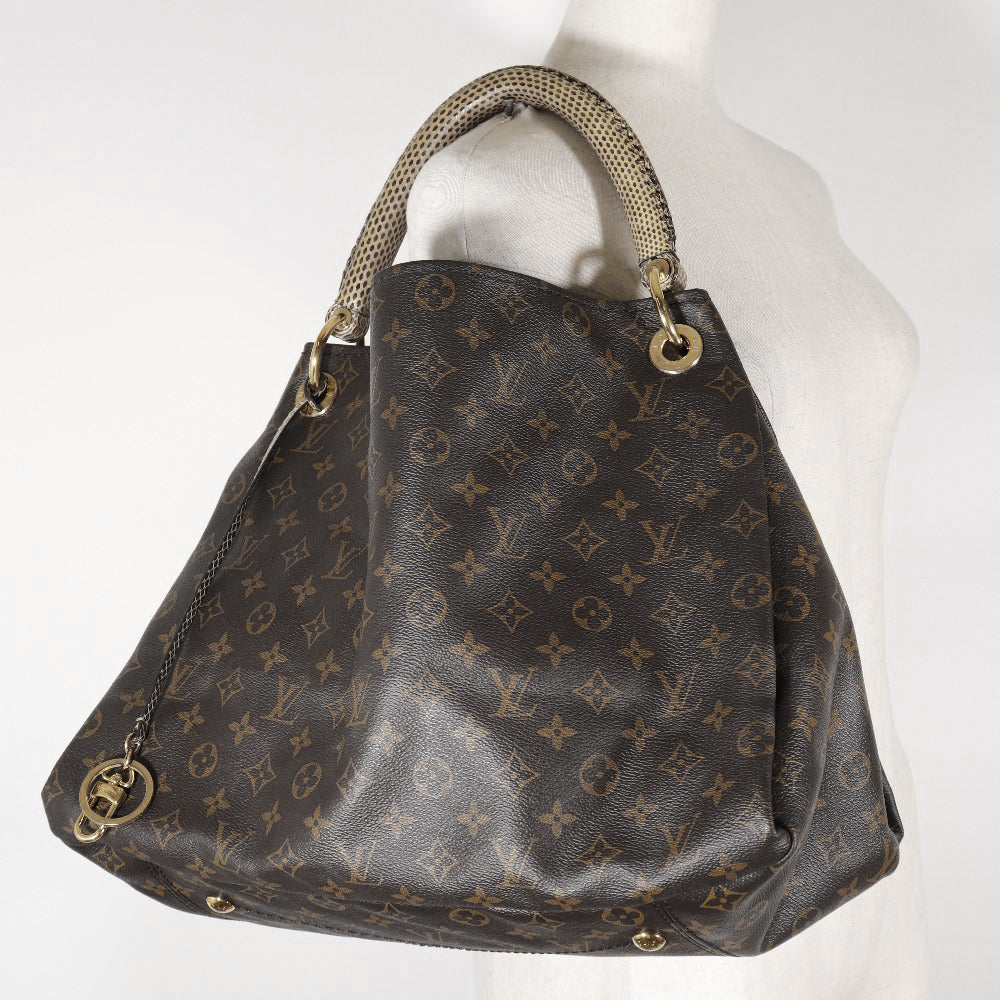 Louis Vuitton Shoulder Bag M40249 Monogram Canvas Brown Artsymm Women
