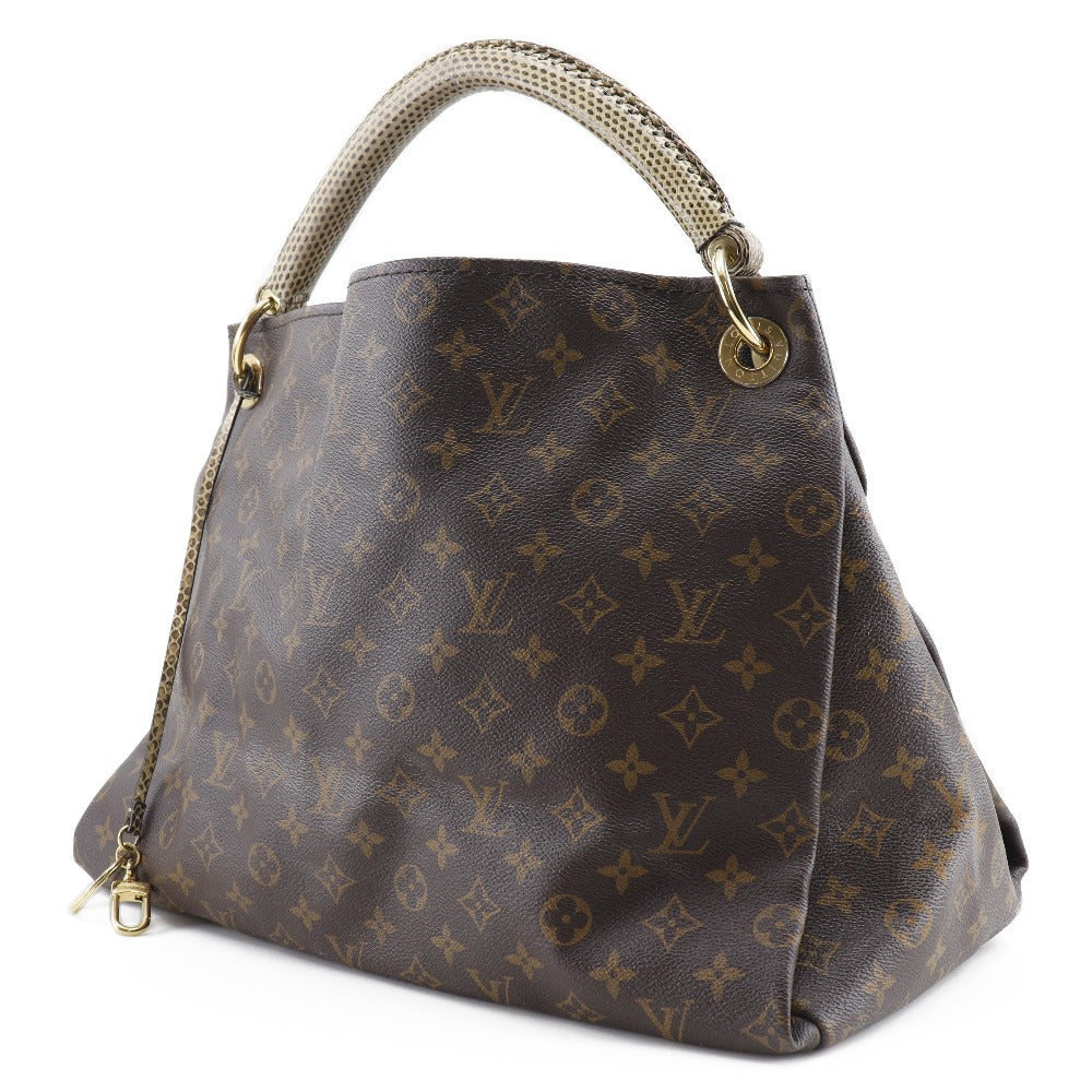 Louis Vuitton Shoulder Bag M40249 Monogram Canvas Brown Artsymm Women