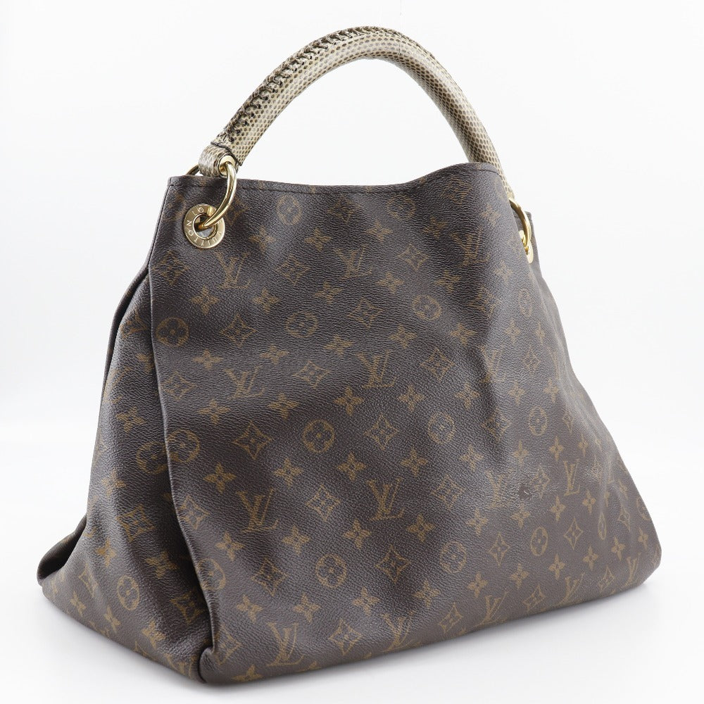 Louis Vuitton Shoulder Bag M40249 Monogram Canvas Brown Artsymm Women