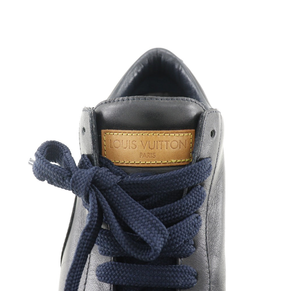 Louis Vuitton Sneakers Leather Black Shoes Women 36