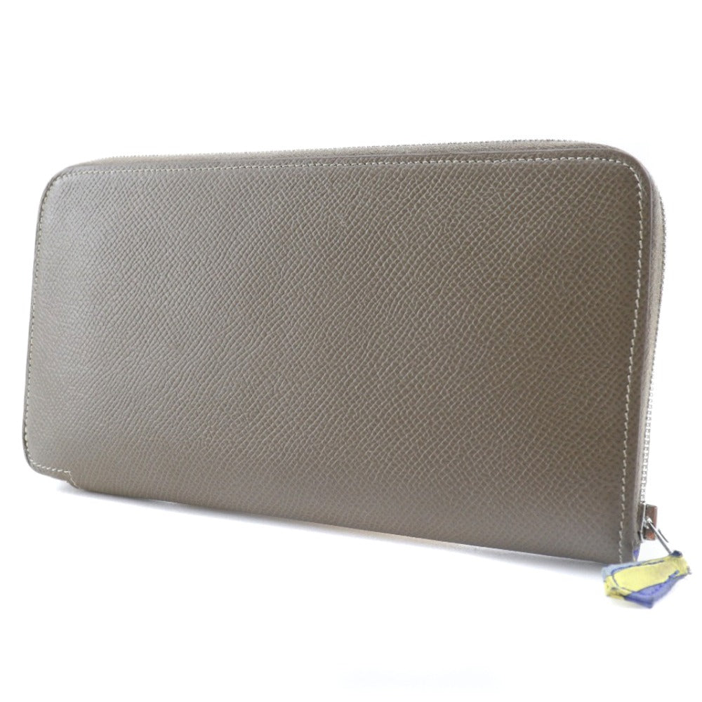 Hermes Long Wallet Purse Epsom Brown Azap Long Silk Inn Women