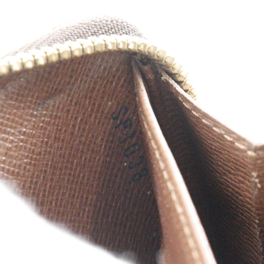 Louis Vuitton Long Wallet Purse M60017 Monogram Canvas Brown Zippy Wallet Women
