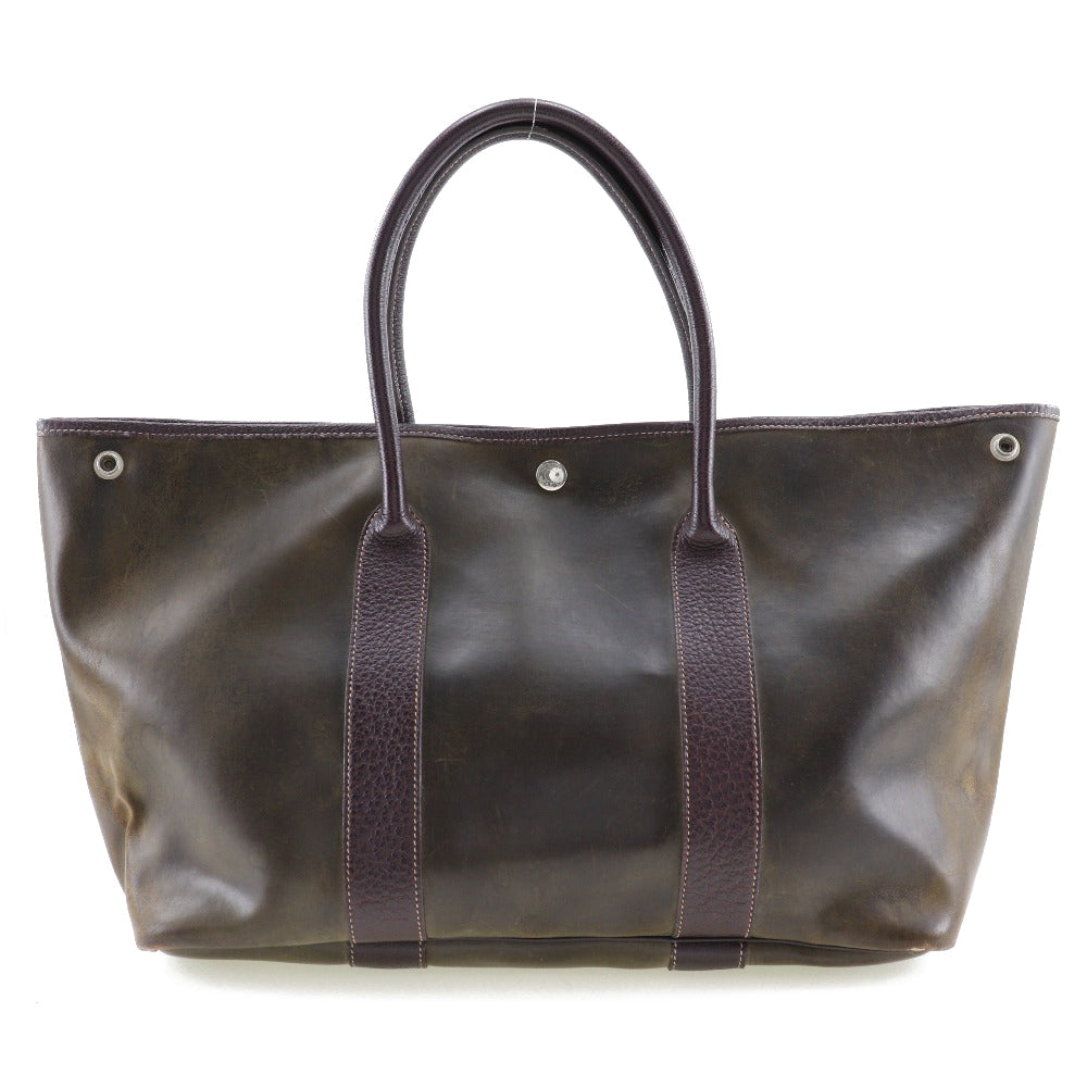 Hermes Tote Bag Amazonia Brown Garden Party Pm Mens(Unisex)