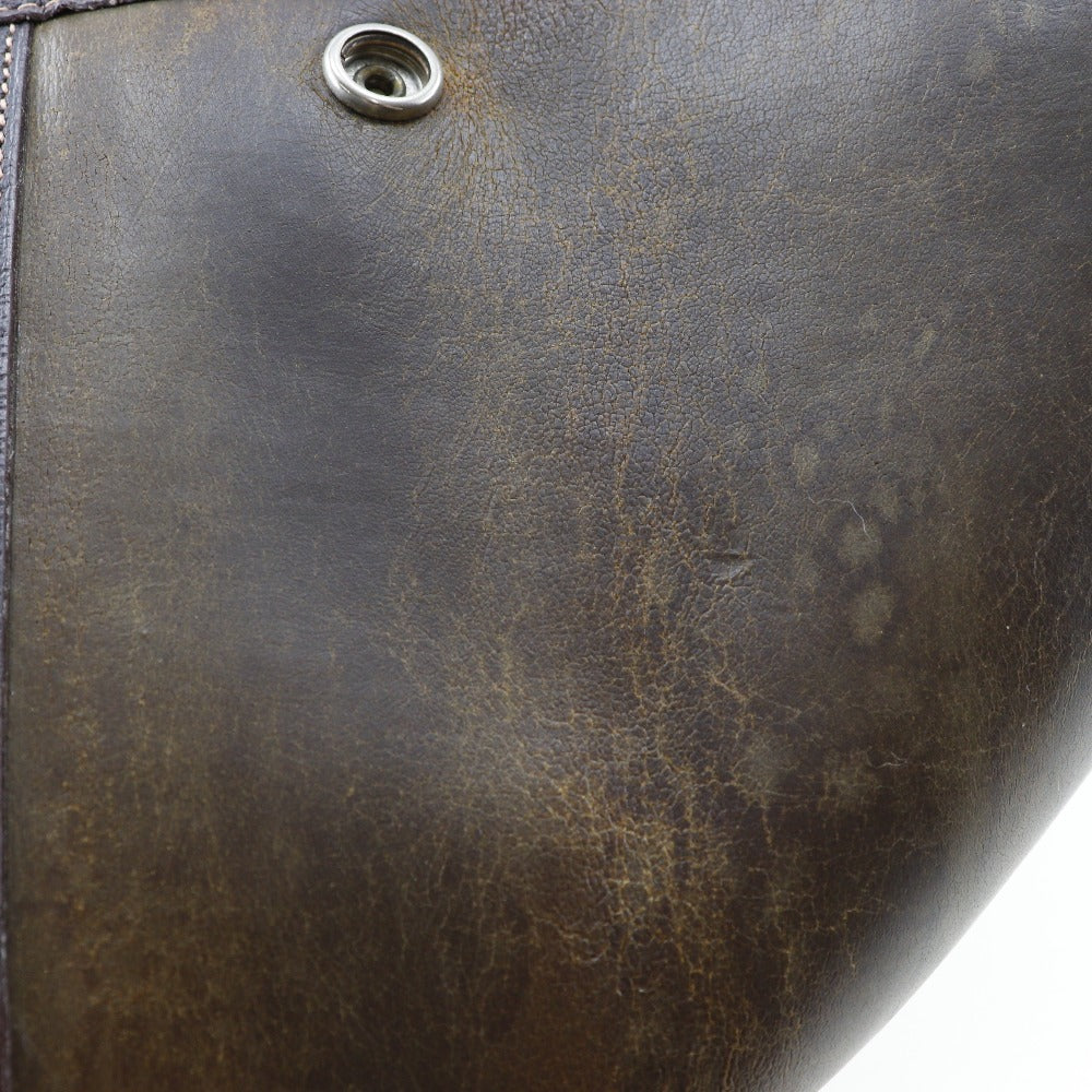 Hermes Tote Bag Amazonia Brown Garden Party Pm Mens(Unisex)