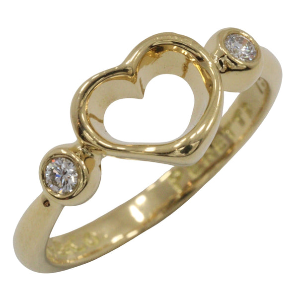 Tiffany&Co. Ring K18 Yellow Gold, Diamond Gold 2P