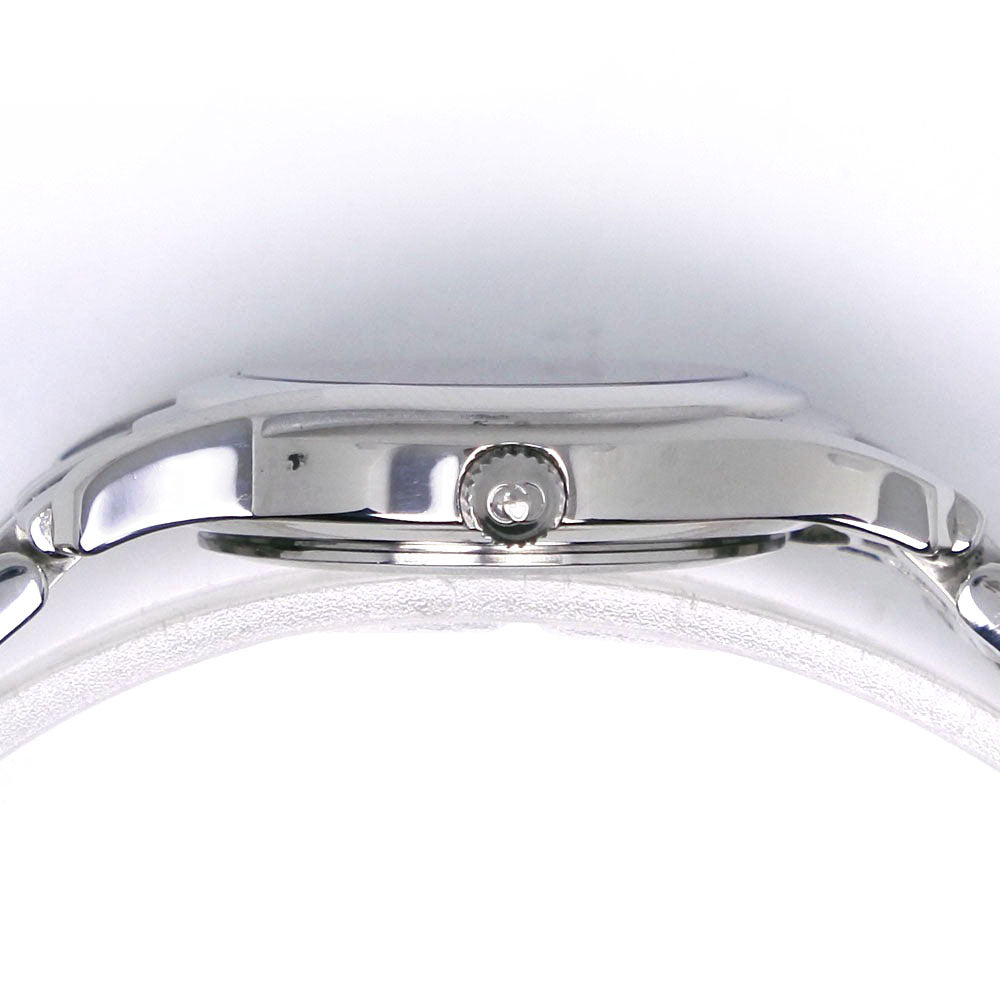 Gucci Watches Quartz 5500L Stainless Steel Silver G Class Black Dial Women