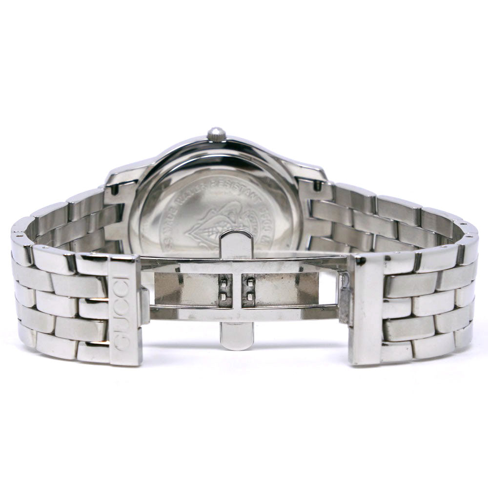 Gucci Watches Quartz 5500M Stainless Steel Silver G Class Silver Dial Mens
