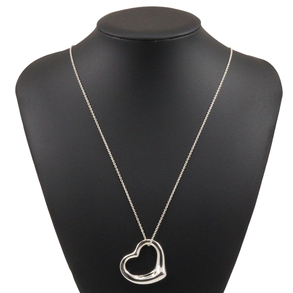 Tiffany&Co. Necklace Silver925 Silver Elsa Peretti Open Heart Large Women