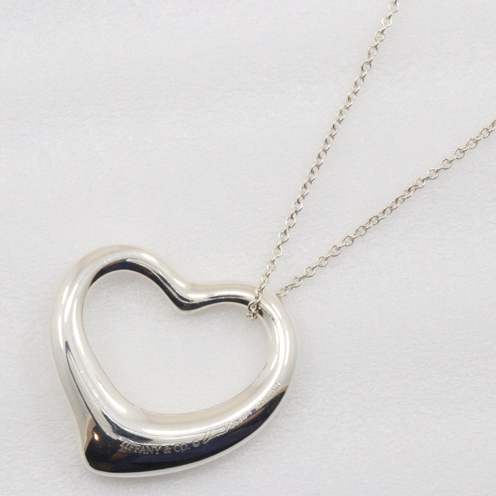 Tiffany&Co. Necklace Silver925 Silver Elsa Peretti Open Heart Large Women