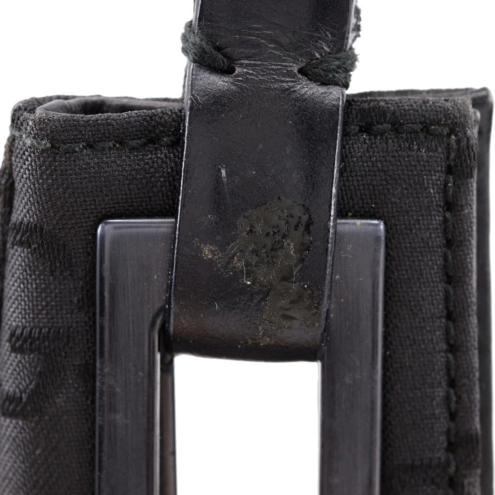 Gucci Shoulder Bag 1998 Gg Nylon Black One Belt Women