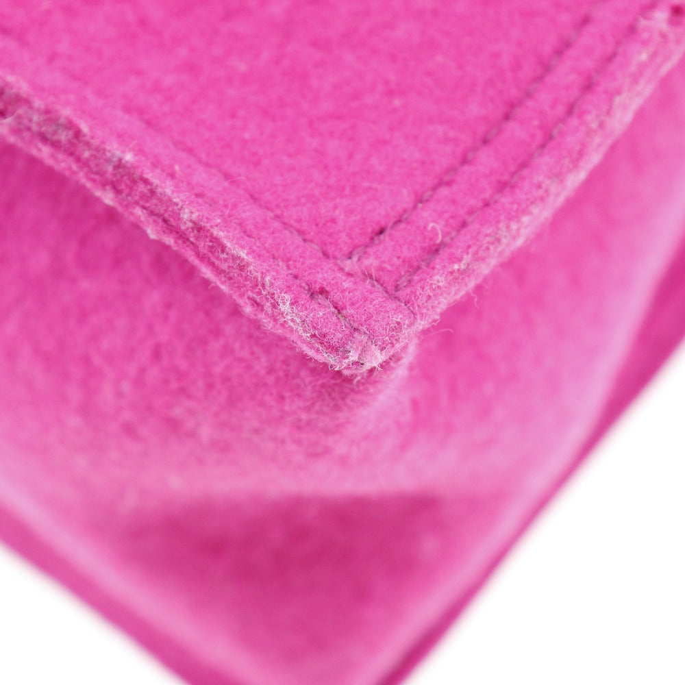 Saint Laurent Tote Bag Felt, Leather Pink Women