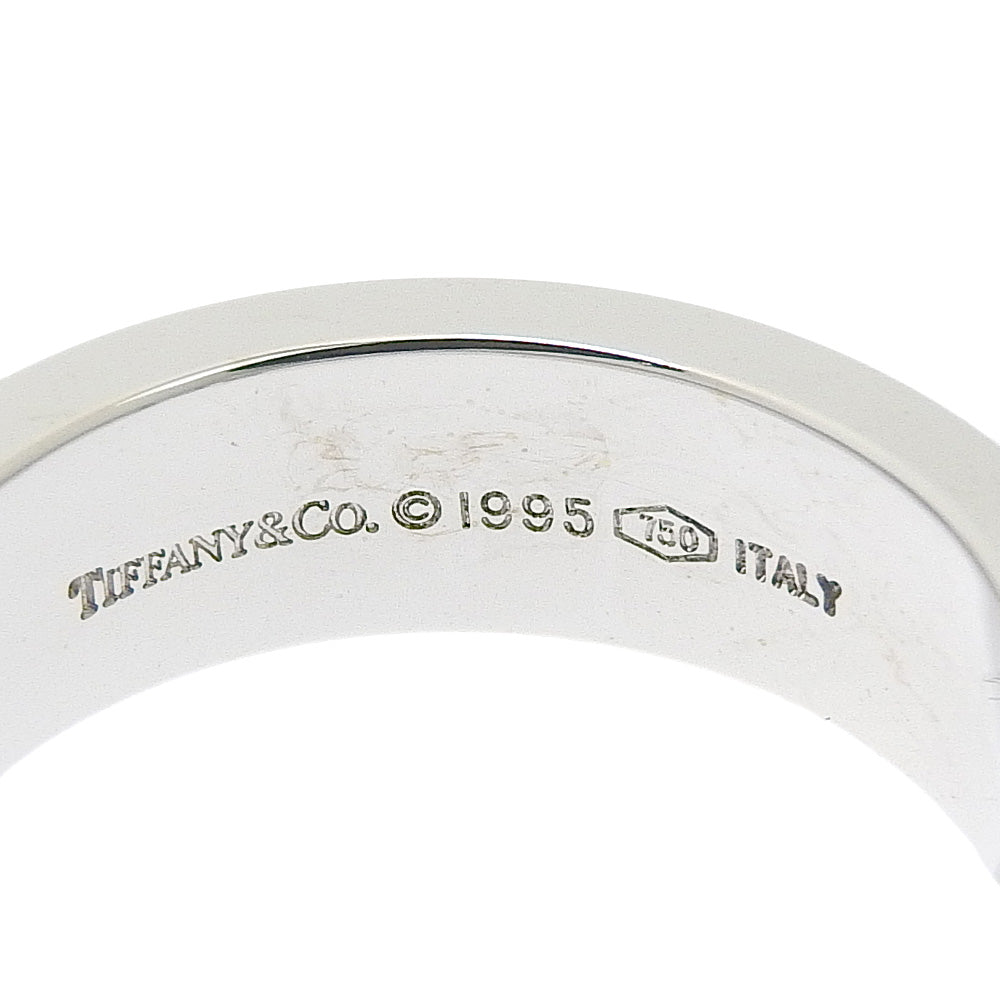 Tiffany&Co. Ring K18 White Gold, Diamond White Gold 3P Diamond Atlas Women