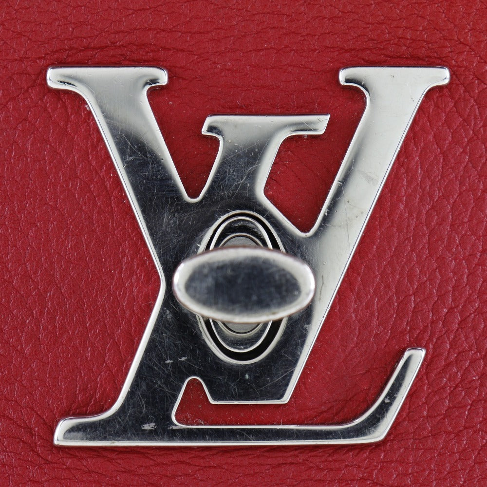 Louis Vuitton Shoulder Bag M51202 Calfskin Red 2Way Rock Me Bb Women