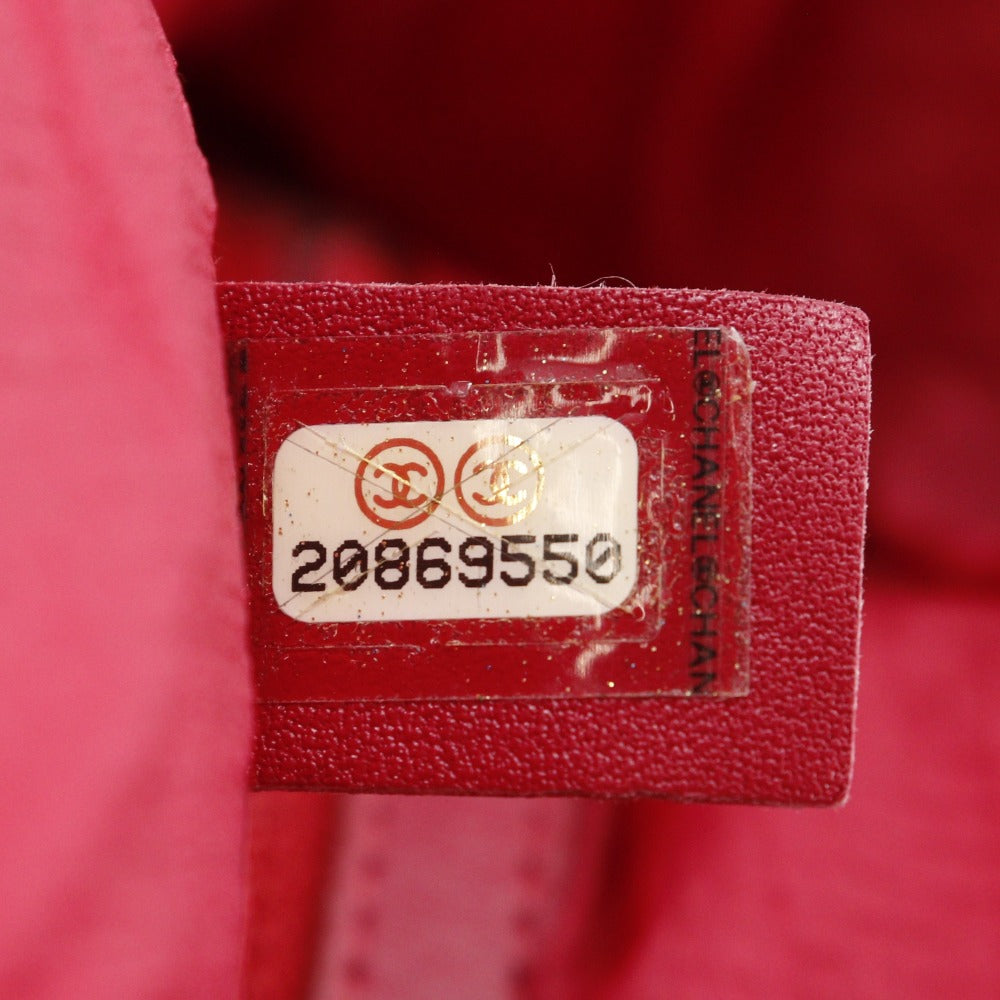 Chanel Backpack Nylon Red Matrasse Coco Mark Women