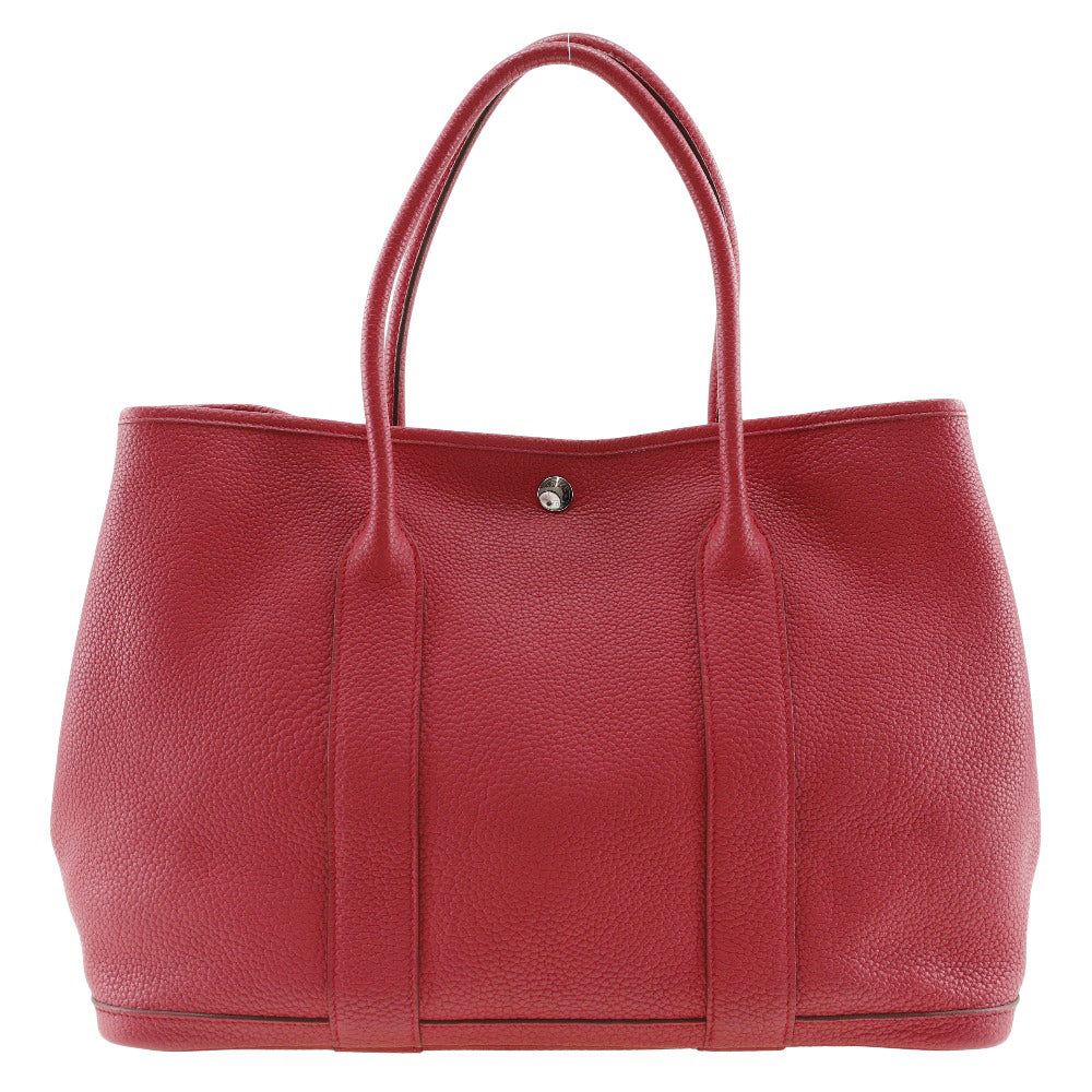 Hermes Tote Bag Negonda Red Garden Party Pm Women