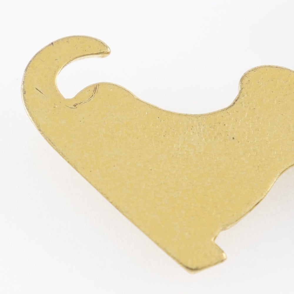 Hermes Brooch Plated Gold Gold Vintage Les Fetes En Hermes Skate Shoes Women