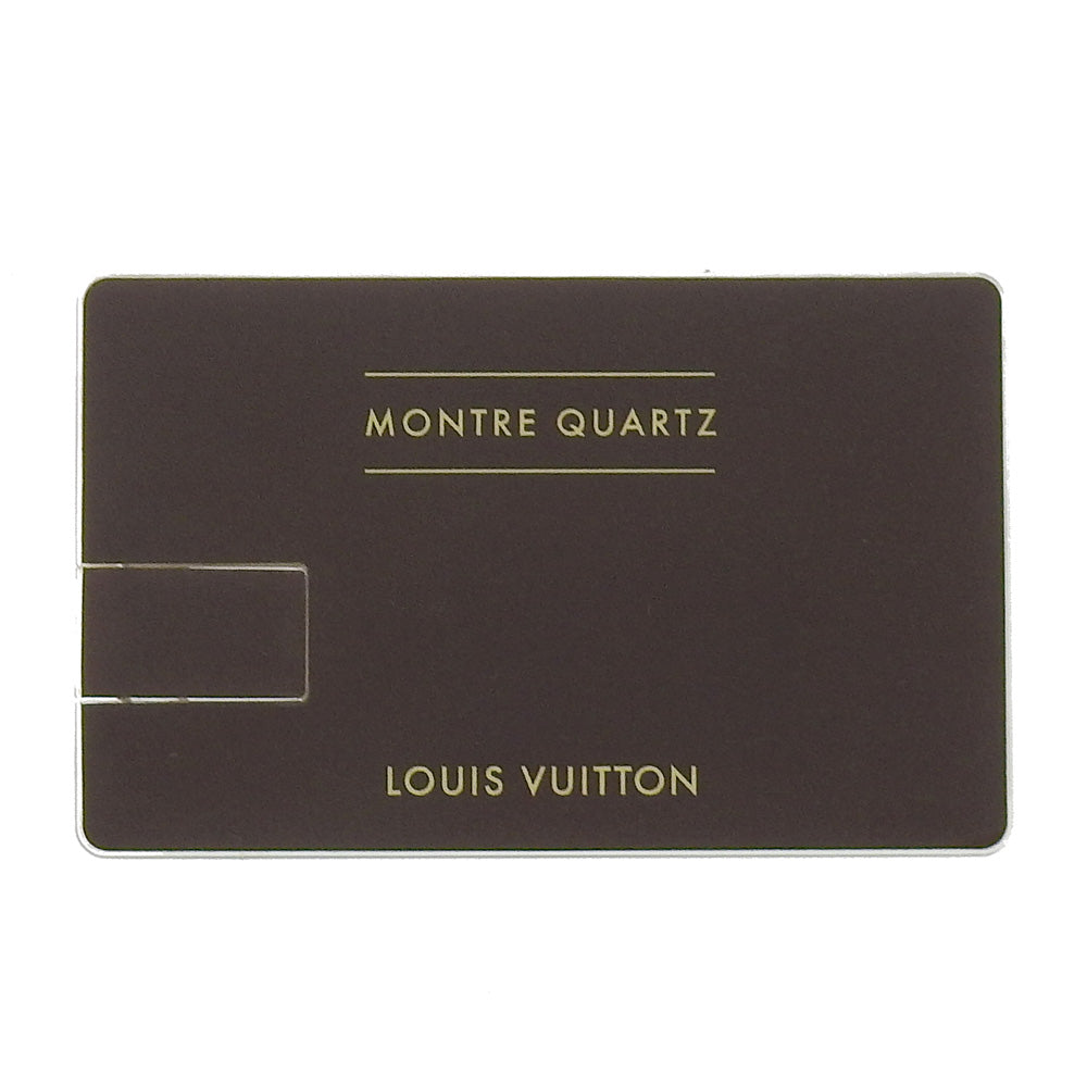 Louis Vuitton Watches Quartz Q121U Stainless Steel, Monogram Vernis, Diamond Black Amarrant Disk