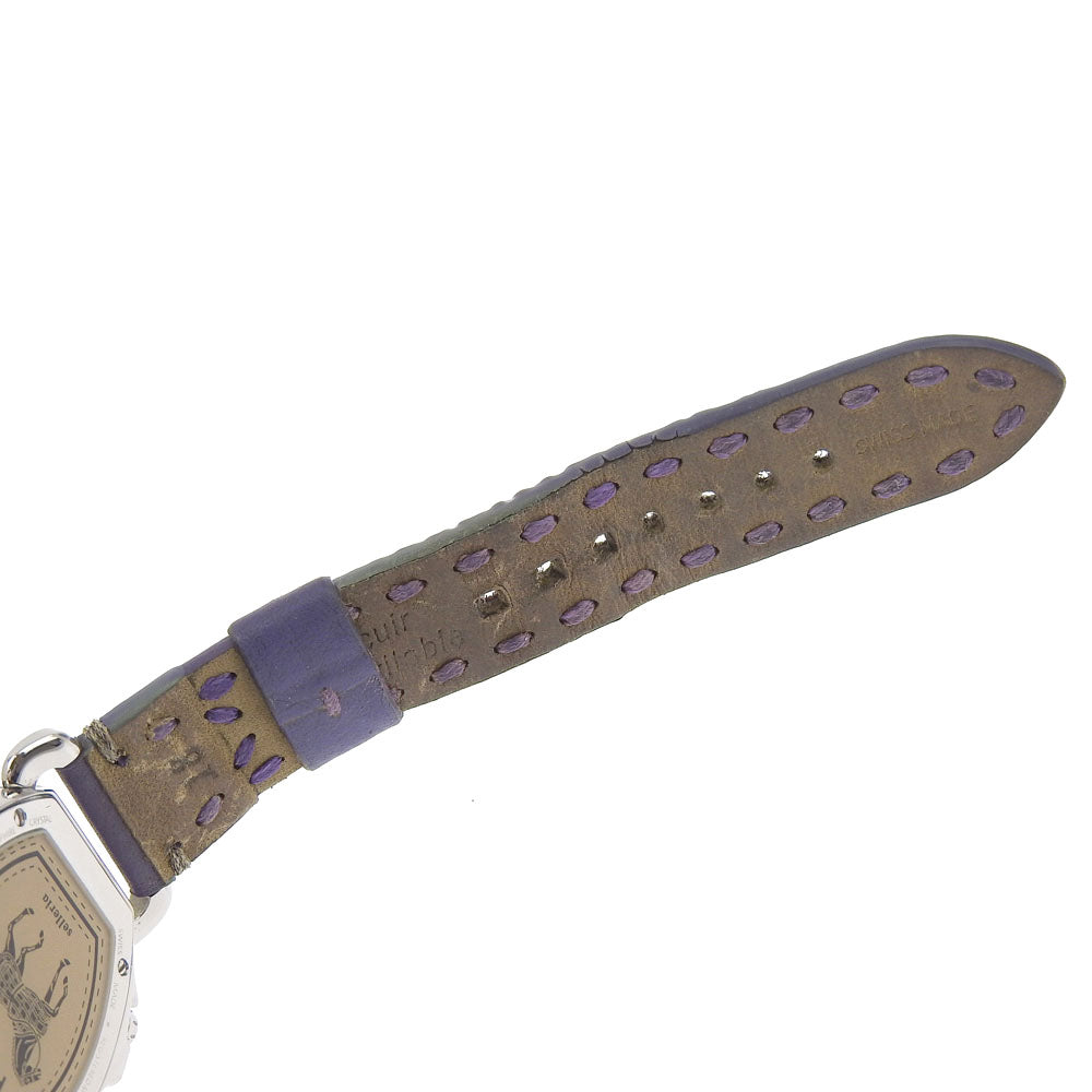 Fendi Watches Quartz 8400M Stainless Steel , Embossed Leather White Celeria White Shell Dial Boys