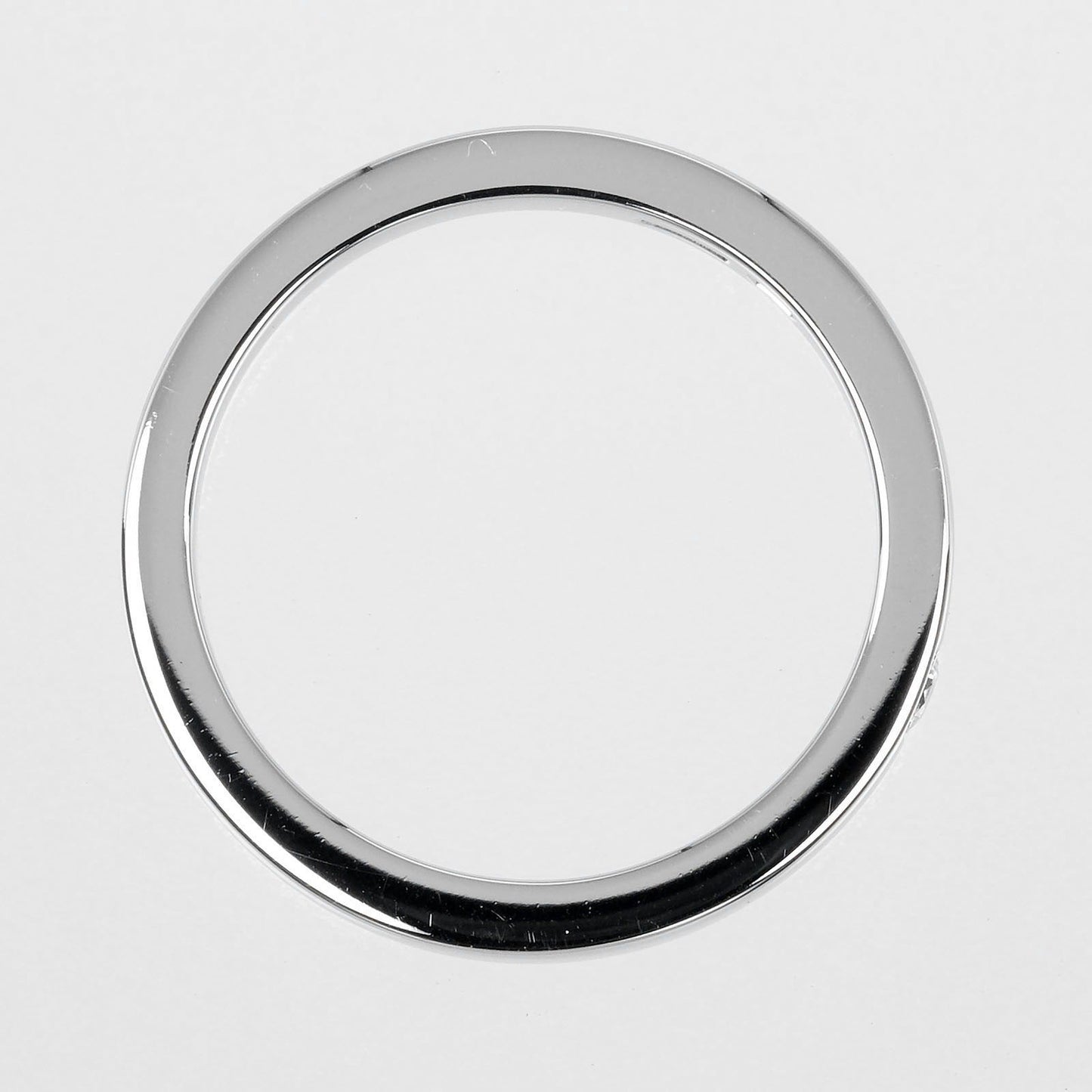 Bvlgari Ring Pt950Platinum, 1P Diamond Silver Marie Me 50