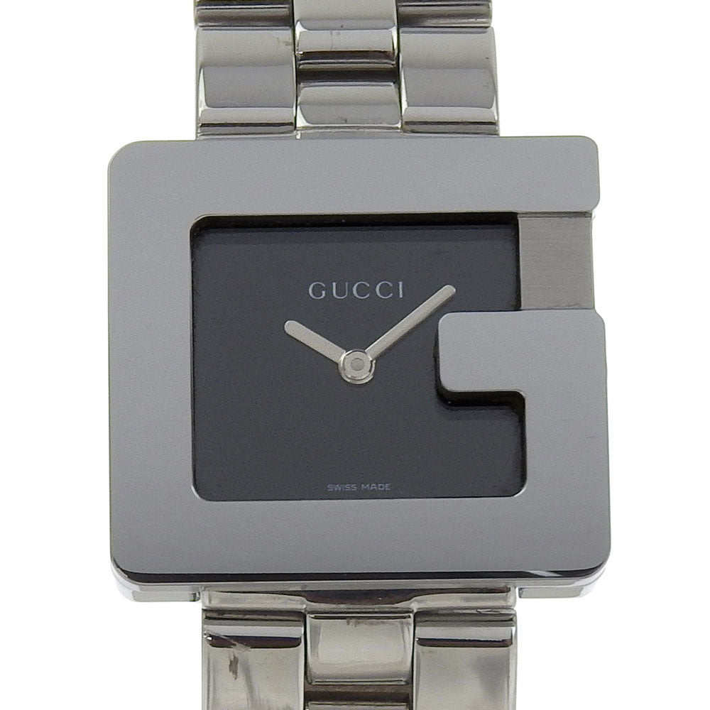 Gucci Watches Quartz 3600J Stainless Steel Silver G Watch Black Dial Women