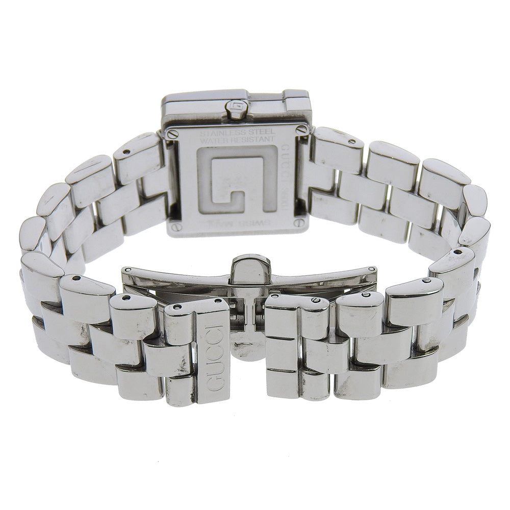 Gucci Watches Quartz 3600J Stainless Steel Silver G Watch Black Dial Women