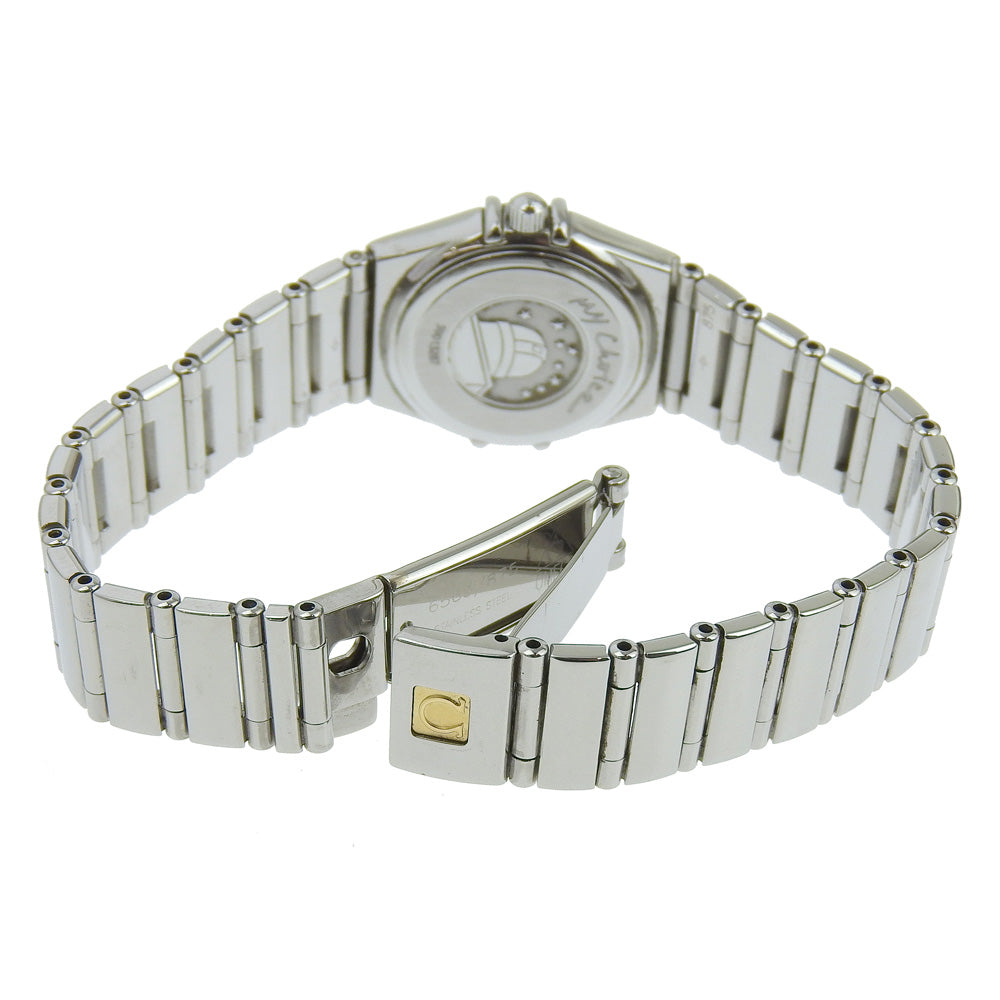 Omega Watches Quartz 1561.71 Stainless Steel Silver My Choice Constellation Mini White Shell Dial