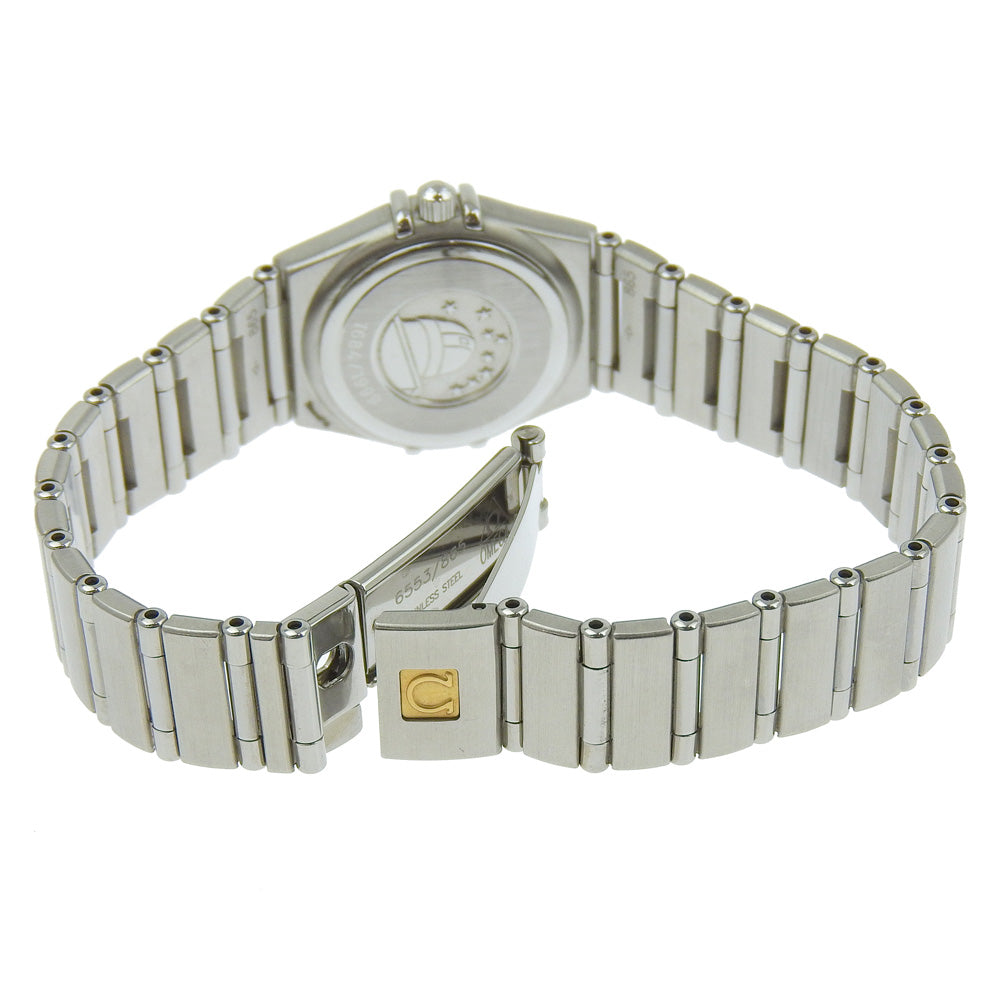 Omega Watches Quartz 1563.86 Stainless Steel, Diamond Silver Limited To 1999 Pieces Cindy Crawford
