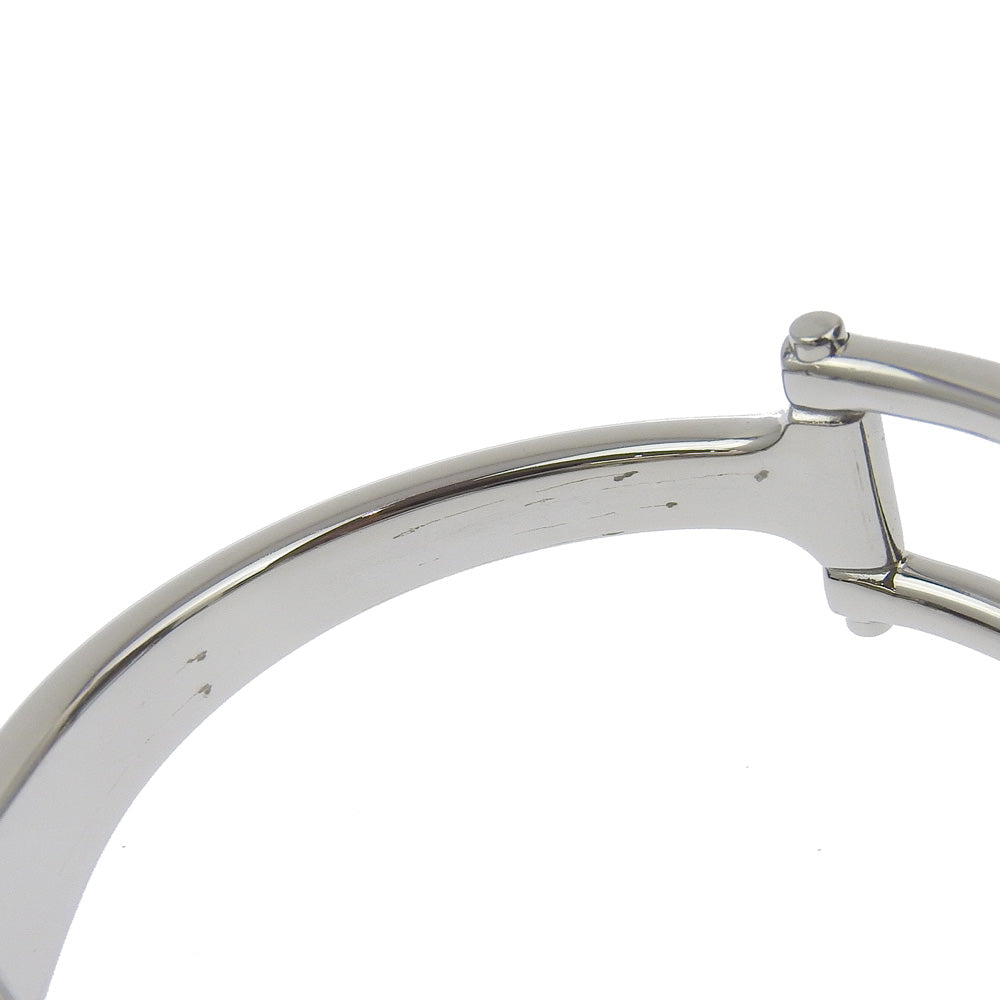 Gucci Watches Quartz 1500L Stainless Steel Silver Bangle Watch Silver Dial Women
