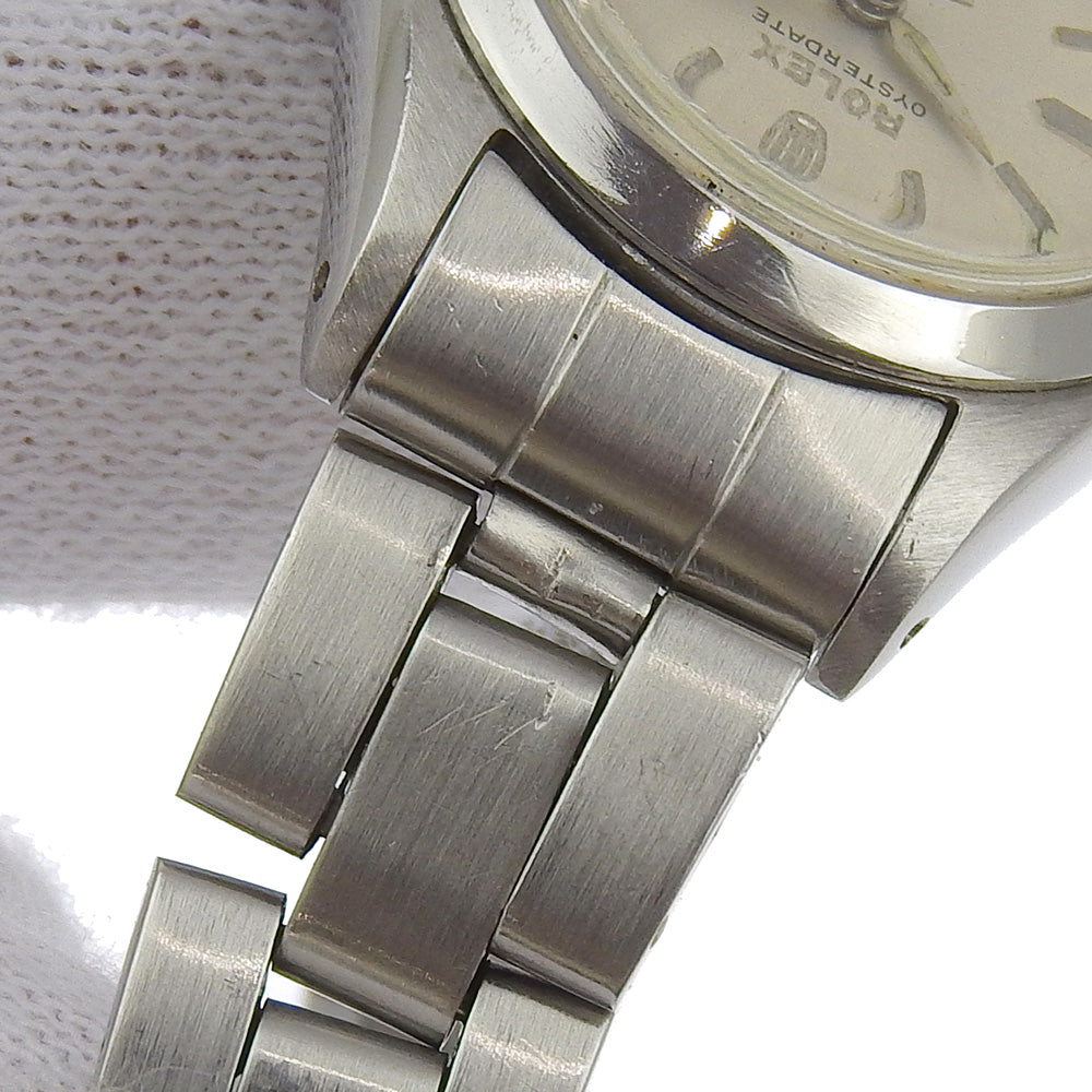 Rolex Watches Hand Winding 6406 Stainless Steel Silver Antique Around 1960 Oyster Date Silver Dial