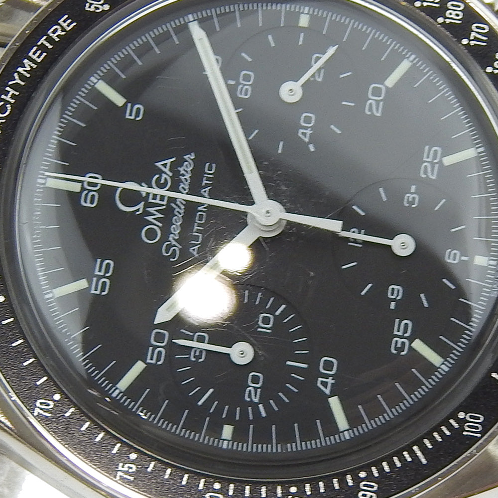 Omega Watches Mechanical Automatic 3510.50 Stainless Steel Silver Speedmaster Black Dial Mens