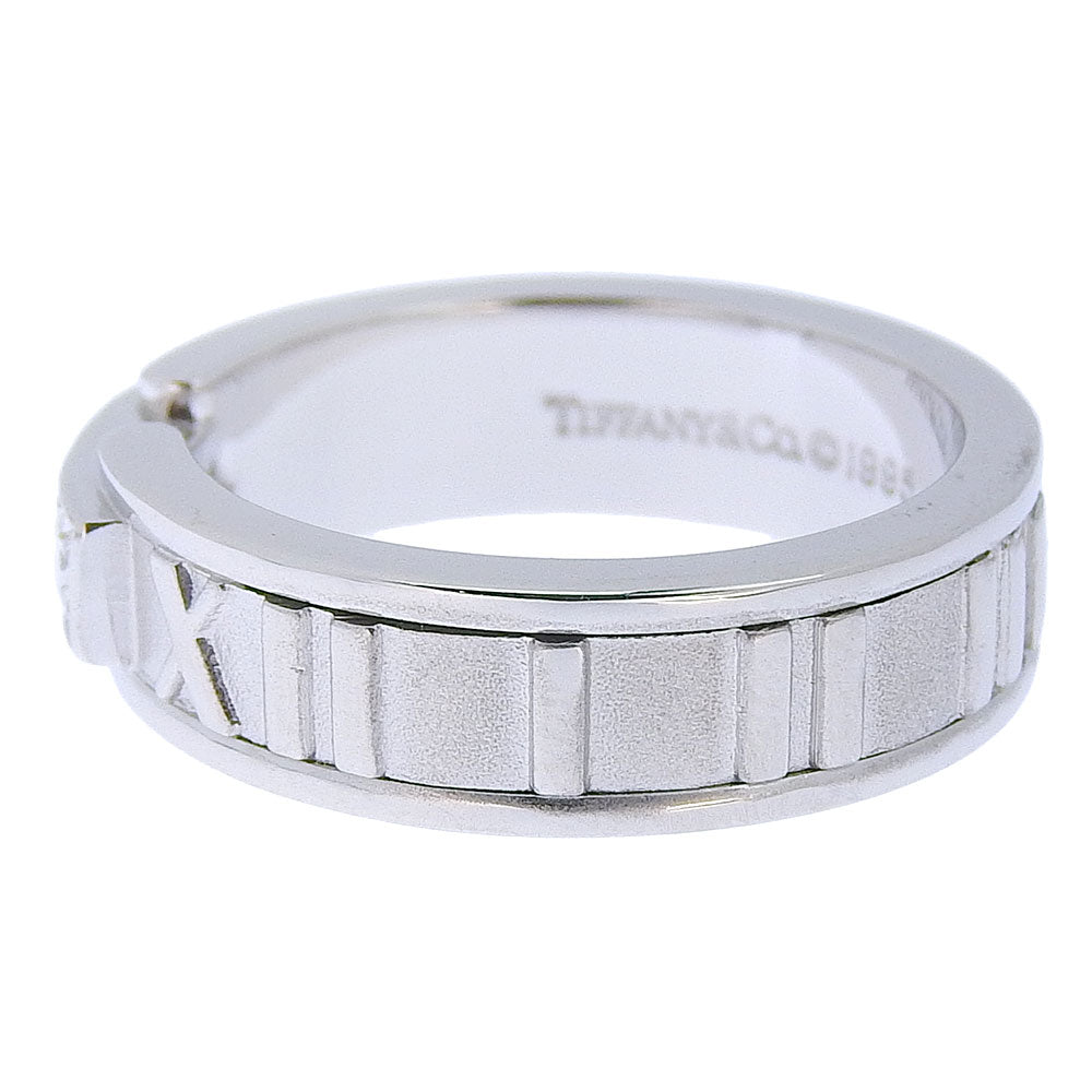 Tiffany&Co. Ring K18 White Gold, Diamond Silver 3P Diamond Atlas Women