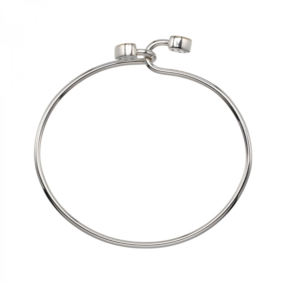Tiffany&Co. Bracelet Silver925, K18 Yellow Gold Silver Double Heart