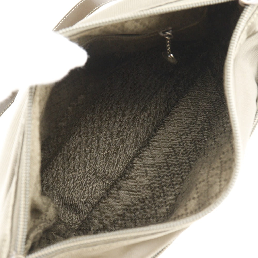 Gucci Shoulder Bag 000.2404.0509 Nylon Canvas Khaki 2Way Bamboo One Belt Women
