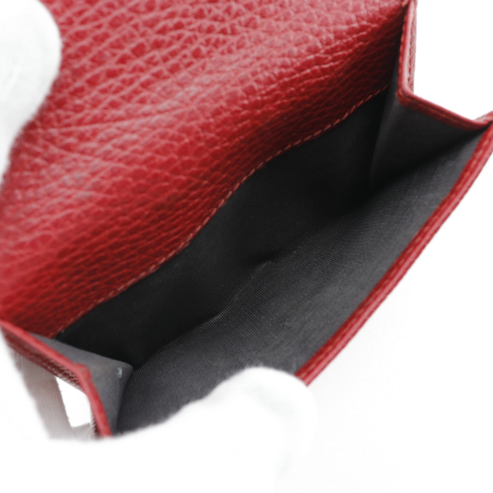 Gucci Bifold Wallet 456122 Leather Red Gg Marmont Women
