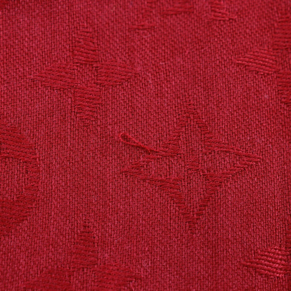 Louis Vuitton Stall M72237 Silk, Wool Red Large Format Stall Shoal Monogram Women
