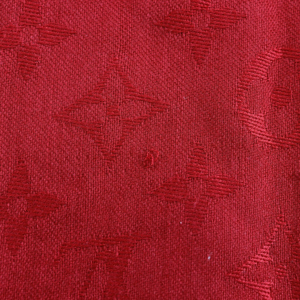 Louis Vuitton Stall M72237 Silk, Wool Red Large Format Stall Shoal Monogram Women