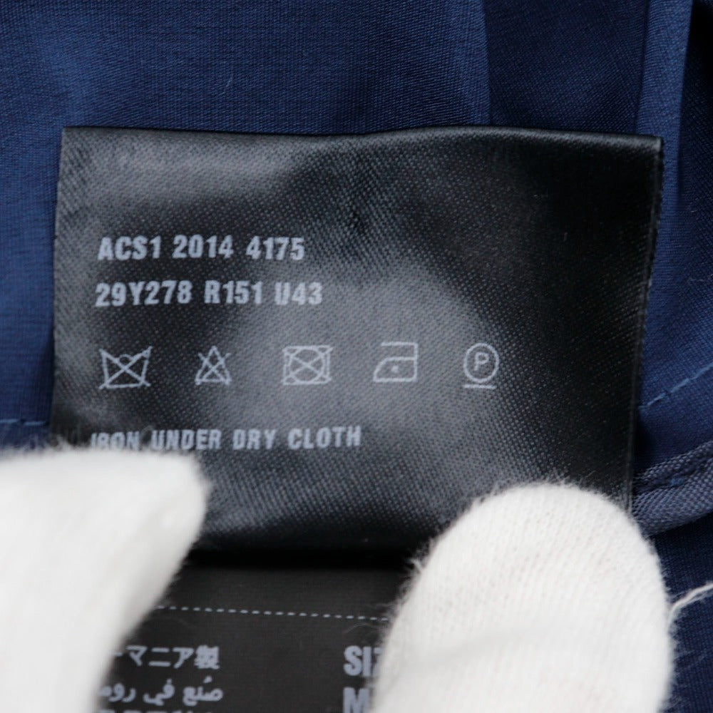 Prada Trench Coat 29Y278 Cotton, Polyester Navy Blue Women 38