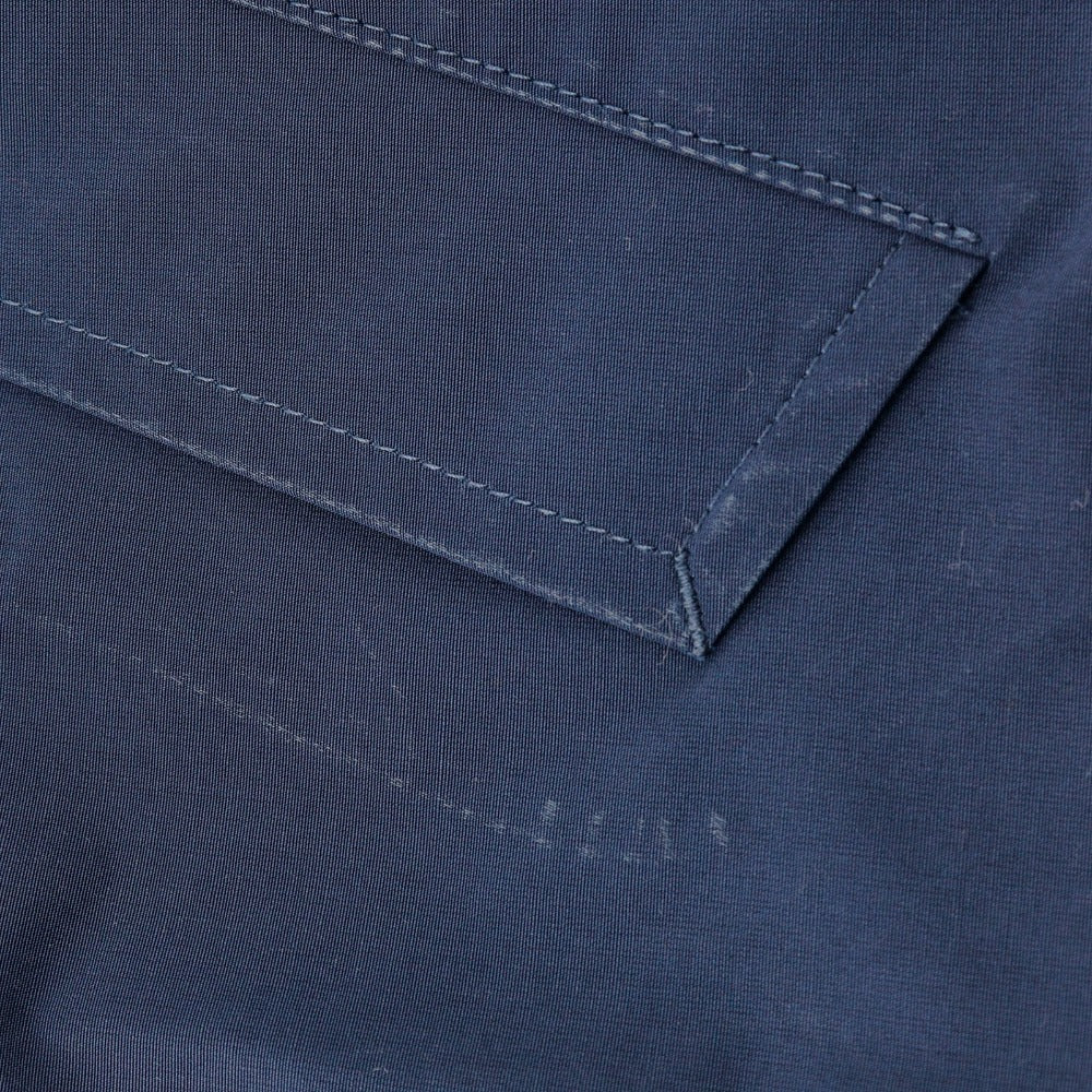 Prada Trench Coat 29Y278 Cotton, Polyester Navy Blue Women 38