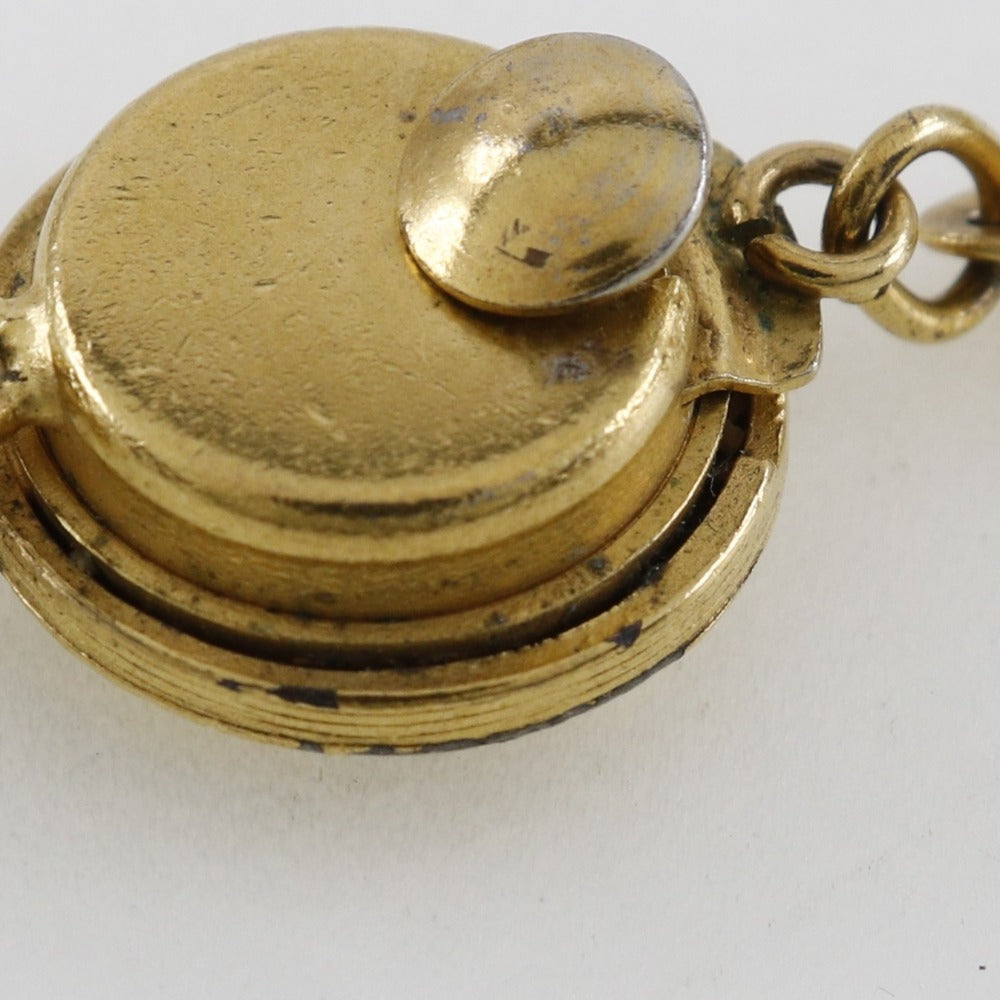 Chanel Necklace Plated Gold Gold Vintage Long Chain Women