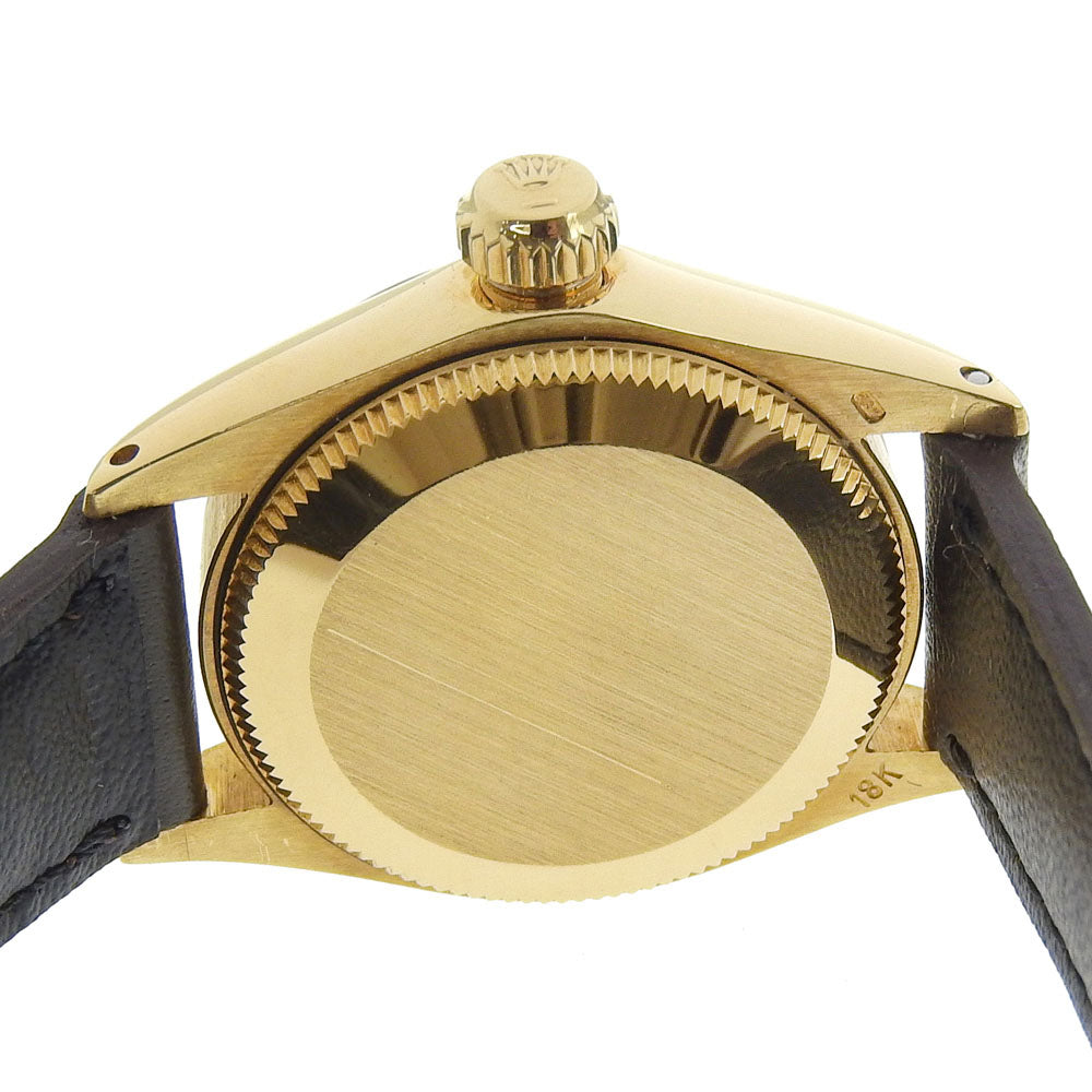 Rolex Watches Mechanical Automatic 6719 K18 Yellow Gold, Embossed Leather Gold Cal.2030 Oyster