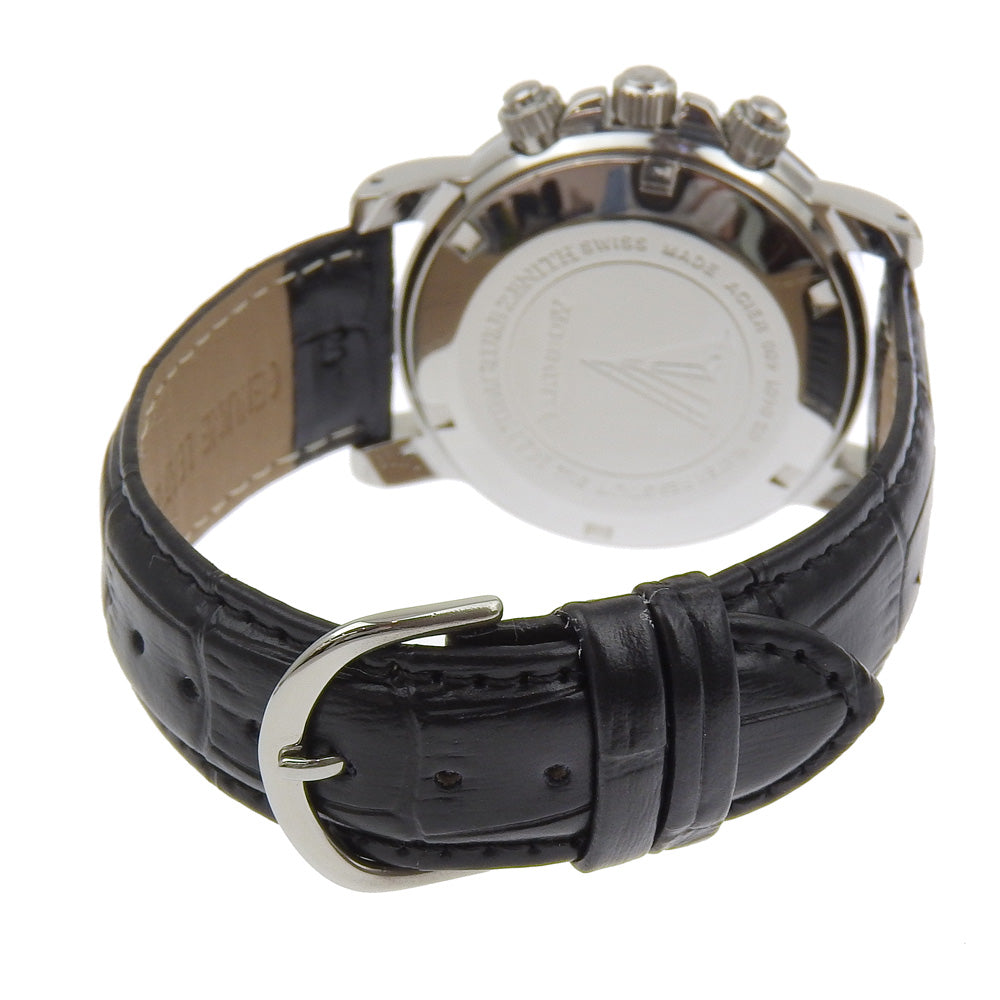 Zenith Watches Mechanical Automatic 02.0461.400 Stainless Steel , Embossed Leather Silver Cal.400
