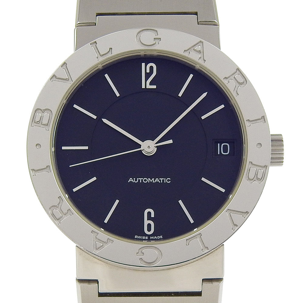 Bvlgari Watches Mechanical Automatic Bb33Ss Stainless Steel Silver Date Bulgari Bulgari Black Dial